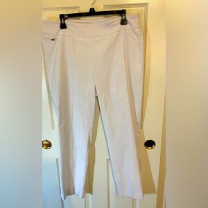 Counterpart #5 White Ladies Pull On Pants